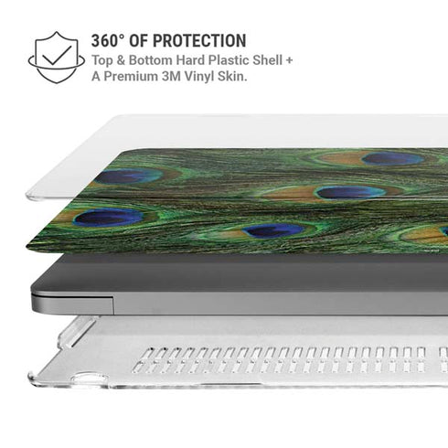 Peacock MacBook Pro 14in (2021-24) Case plus Skin